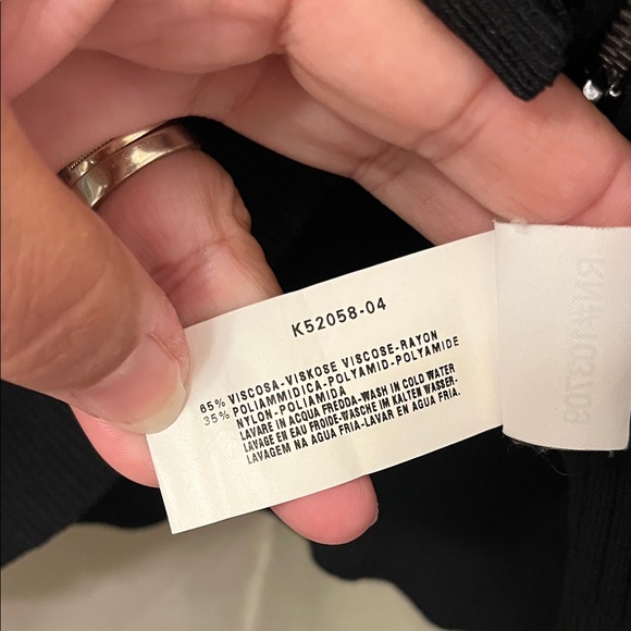 Armani Collezioni Black Zipper Cardigan size L - - Picture 7 of 11